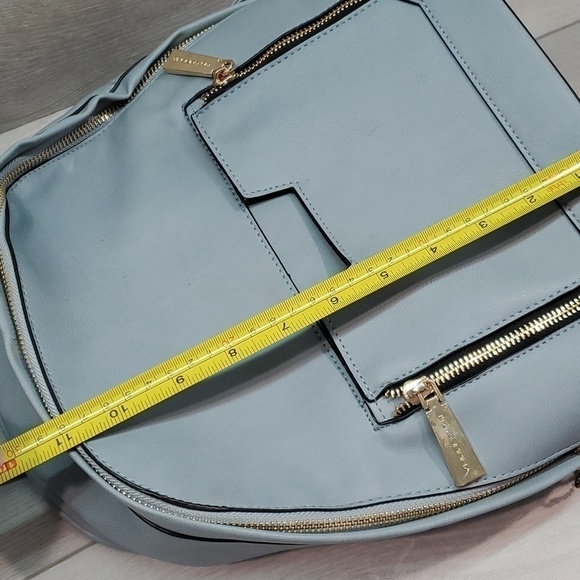 Big Buddha Womens Light Blue Metallic Pouch Backpack main image 6
